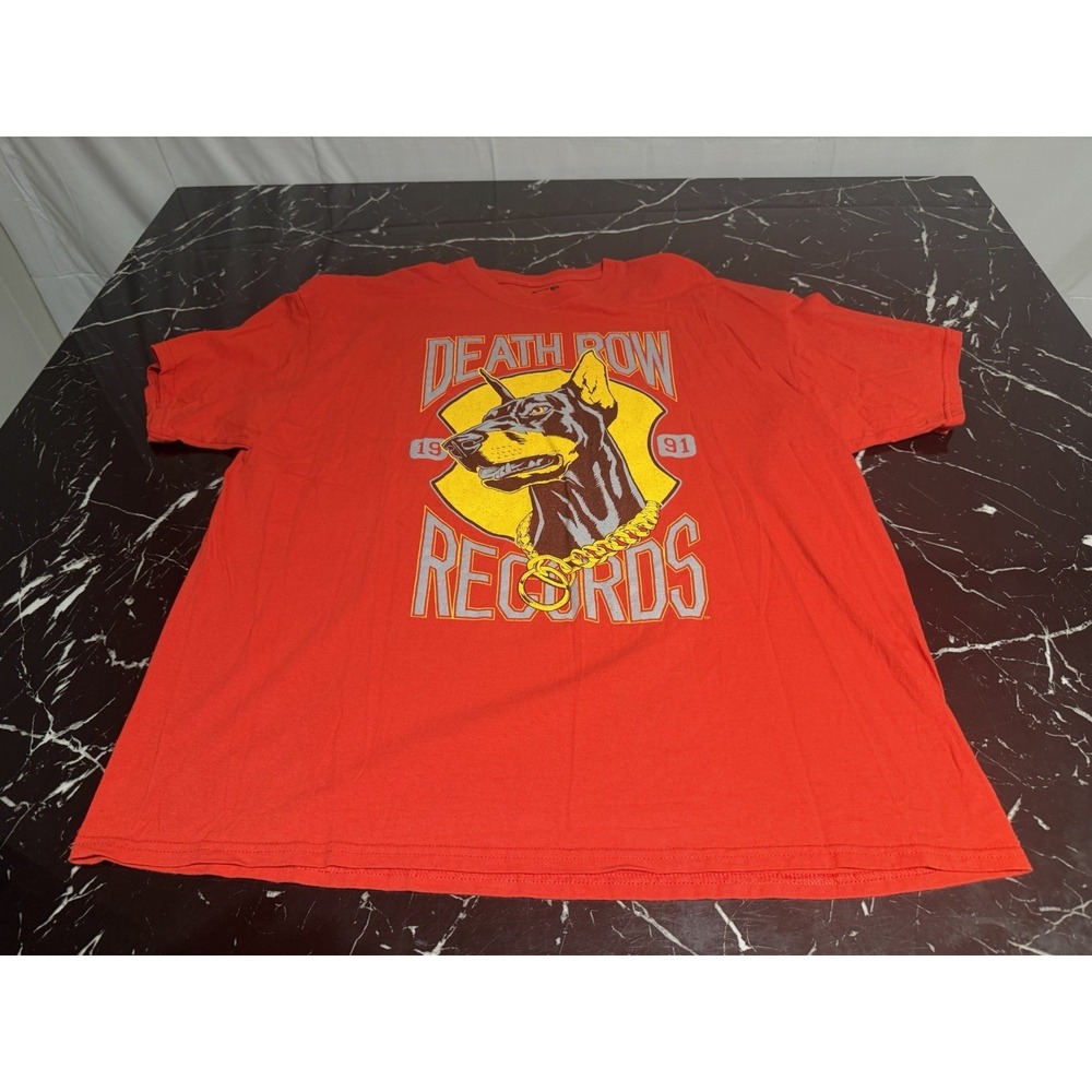 Deathrow Records Red Logo T-shirt 3XL 2021